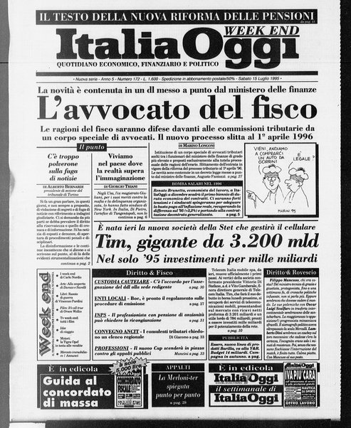 Italia oggi : quotidiano di economia finanza e politica